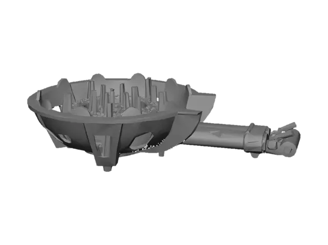 3D model for Gas burner ring assembly