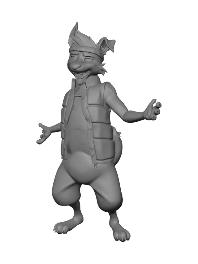 3D model for Neon Jungle Howl
