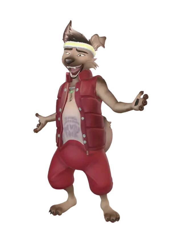 3D model for Neon Jungle Howl