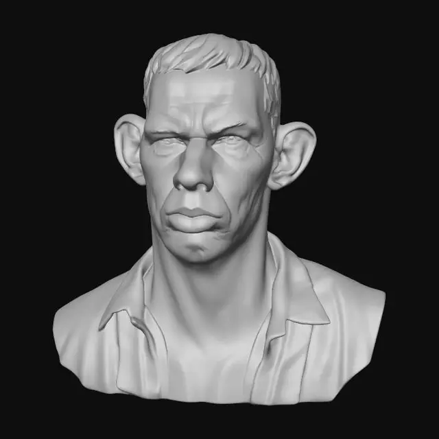 3D model for The Man with Large Ears