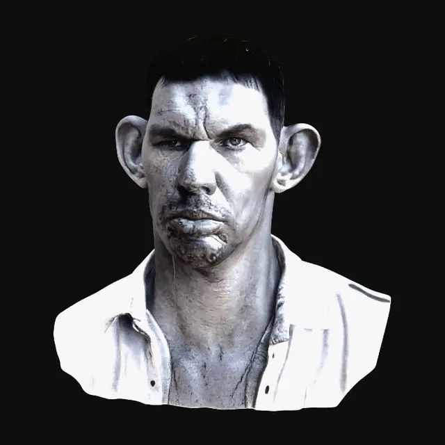 3D model for The Man with Large Ears