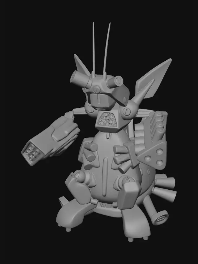 3D model for Verdant Fury Mech