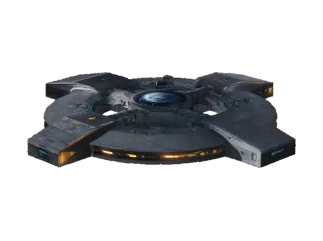 space command station, realistic, high definition, HD, High quality, high… 3D model, vytvořený pomocí AI