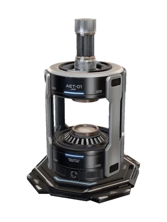 AET-01 Unit Core Assembly 的 AI 生成 3D 模型