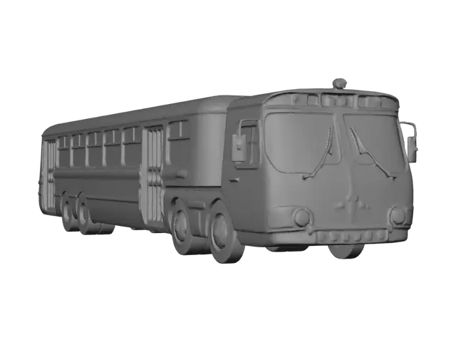 3D model for ЛиАЗ-680 (аэродромный)