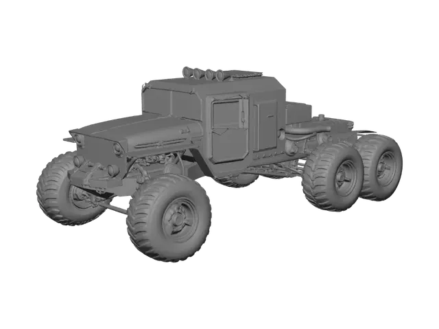 3D model for Desert War Rig