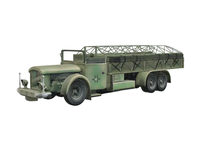 3D model for World War II German Army Cargo Truck