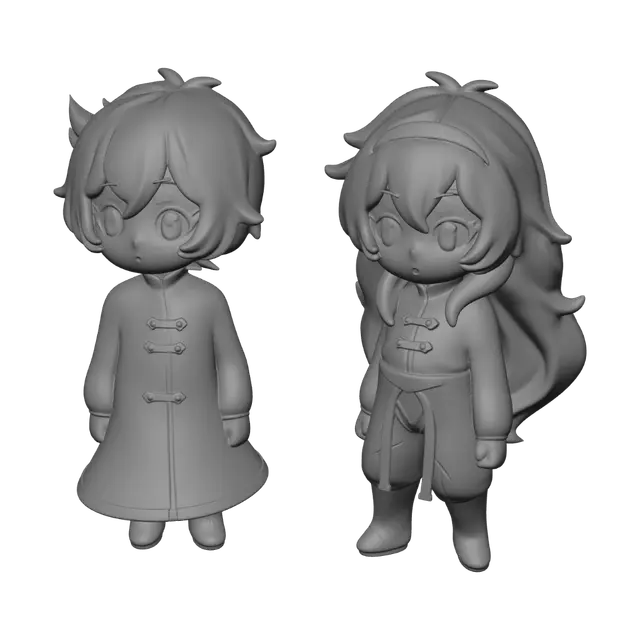3D model for Emerald Twins at the Cave Entrance