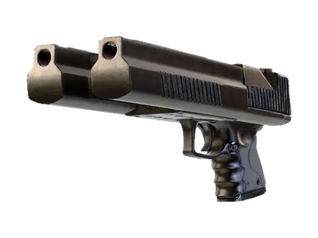 Green Hornet Double Barrel Desert Eagle - Deserteagle 3D model, vytvořený pomocí AI