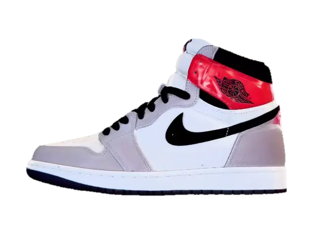 Nike Air Jordan 1 Retro High Light Smoke Grey - Sneaker 3D model, vytvořený pomocí AI