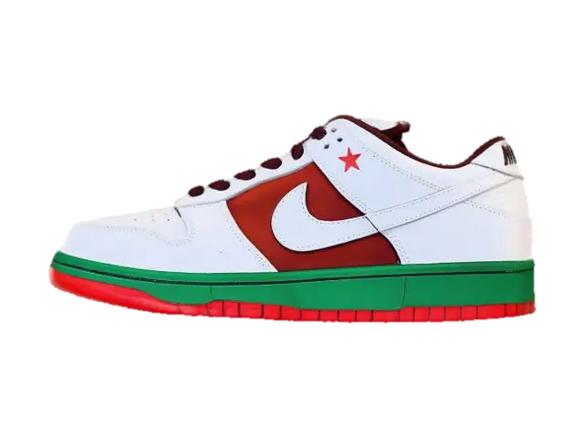 Nike SB Dunk Low Pro Cali - Shoe 3D model, vytvořený pomocí AI