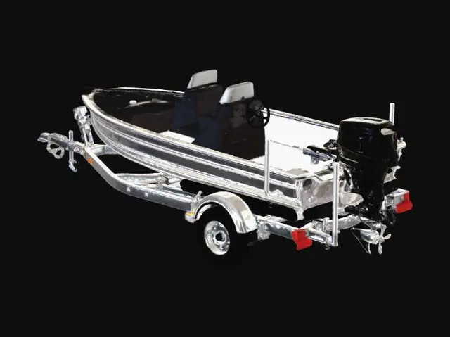3D model for Small boat on a Trailer