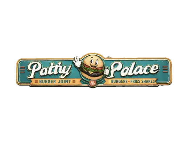 3D model for Patty Palace Burger Joint Sign