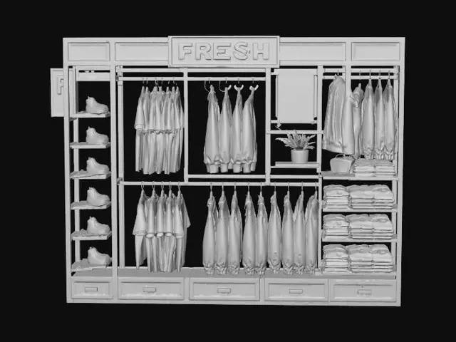 3D model for Fresh Urban Wear Display