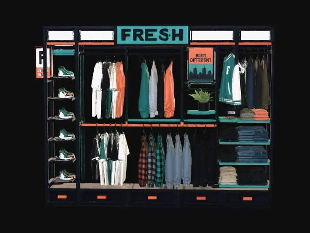 3D model for Fresh Urban Wear Display