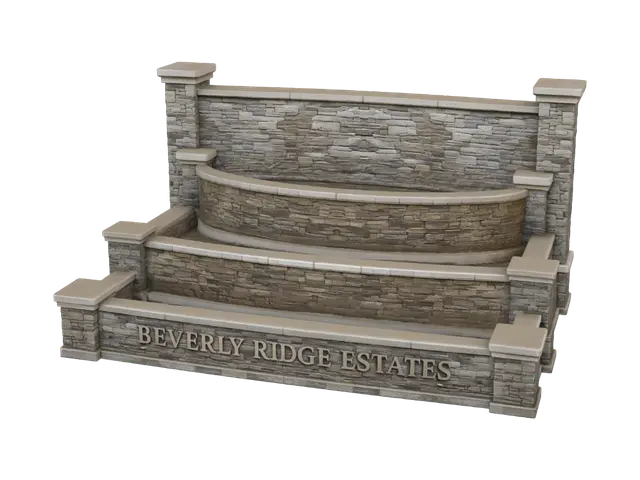3D model for Beverly Ridge Estates Stone Terrace