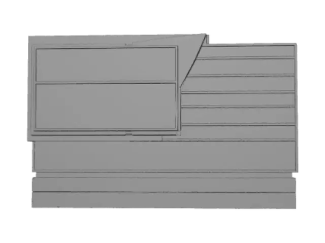3D model for Cedar Point School Sign with School Board Meeting Announcement