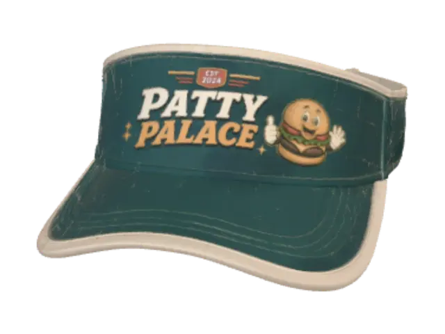 Patty Palace Visor - Pattypalace 3D model, vytvořený pomocí AI