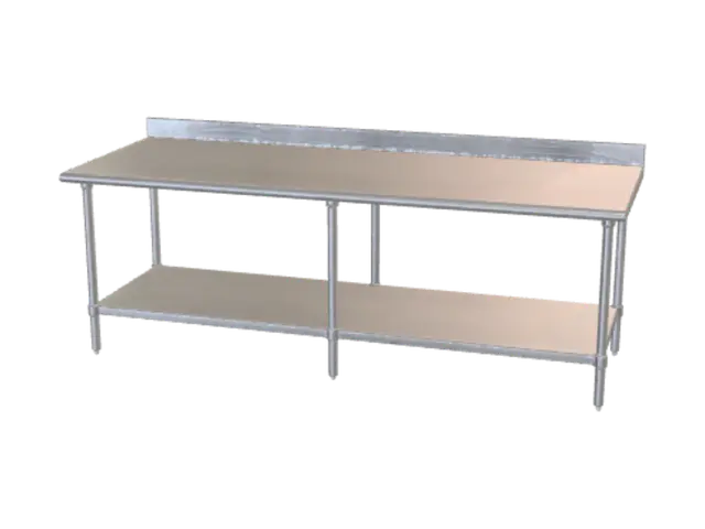 Stainless Steel Commercial Kitchen Work Table - Palace 3D model, vytvořený pomocí AI