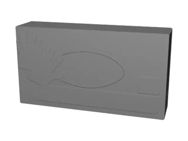 3D model for Box of XL Disposable Gloves (300 Count)