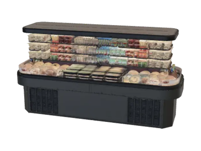 3D model for Multi-Tier Refrigerated Deli Display