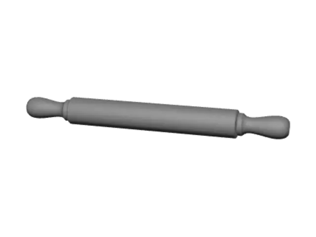 3D model for Wooden rolling pin