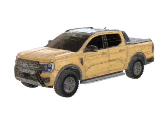 3D model for 2023 Ford Ranger Wildtrak