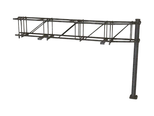 3D model for Overhead highway sign gantry