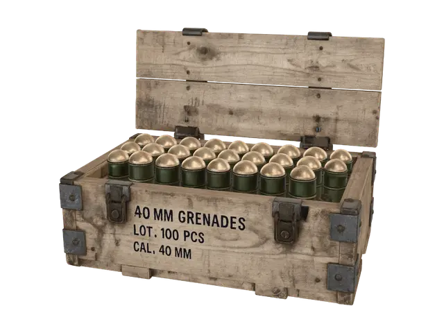 3D model for Crate of 40mm Grenades