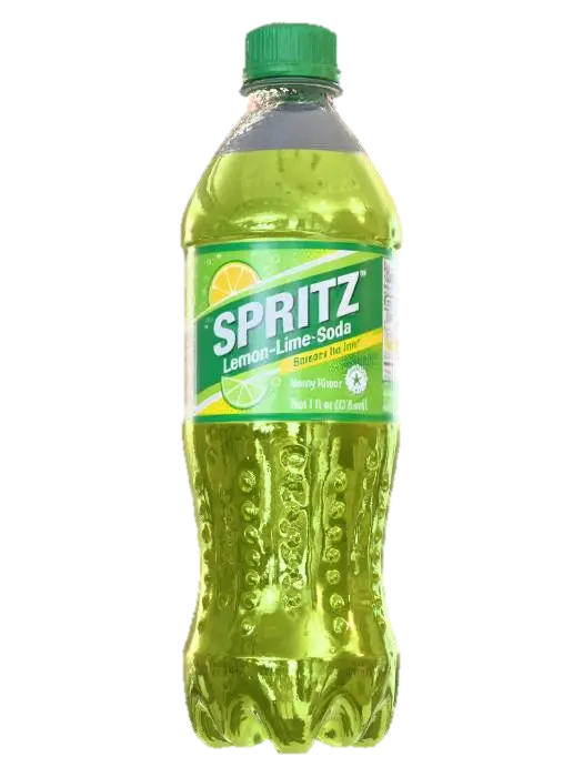 Spritz Lemon-Lime Soda Bottle - Refreshing 3D model, vytvořený pomocí AI