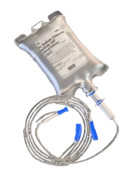 IV Drip Setup - Care 3D model, vytvořený pomocí AI