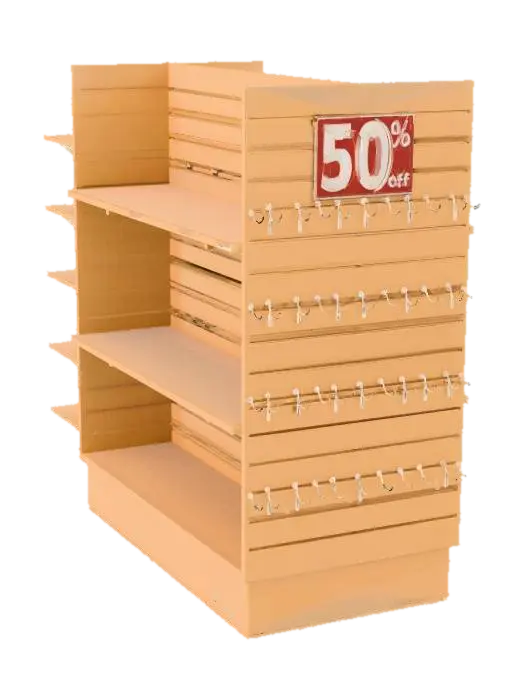 3D model for Discount Store Shelf