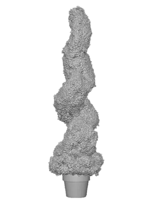 3D model for Faux Tree Boxwood Topiary Plant