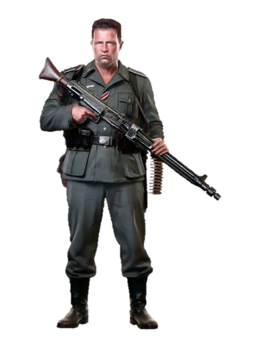 Hugo Stiglitz - Movie 3D model, vytvořený pomocí AI