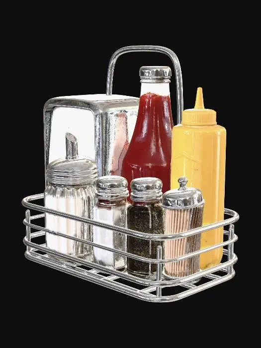 3D model for Condiment Caddy