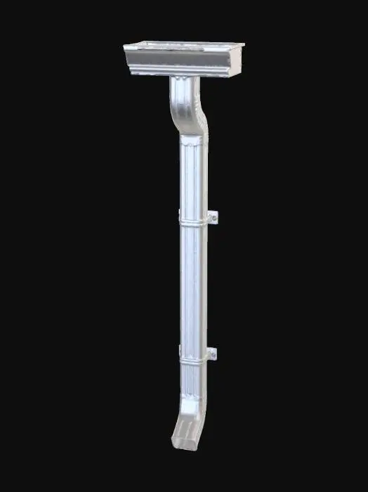 3D model for Curved aluminum downspout