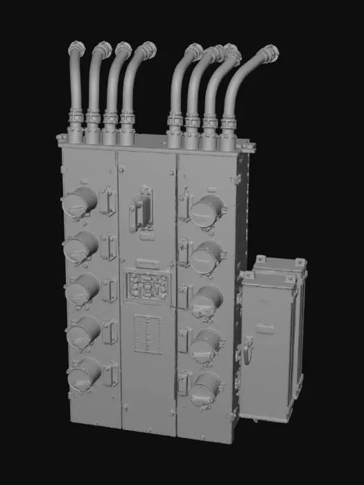 3D model for Industrial Electrical Distribution Cabinet