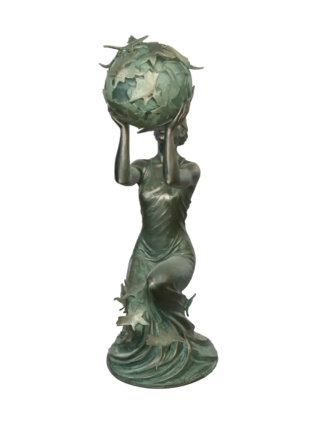 3D model for The World in Her Hands