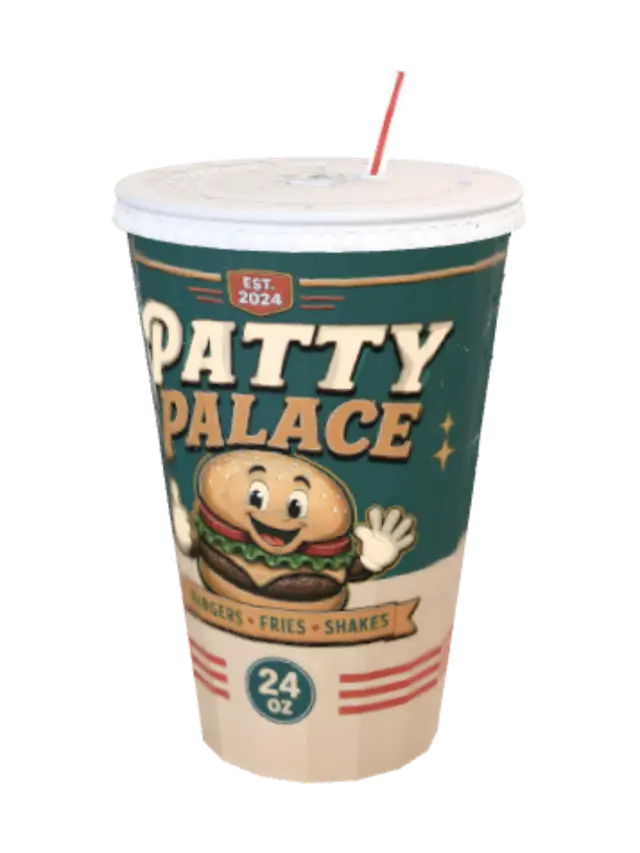 3D model for Patty Palace Burger Cup