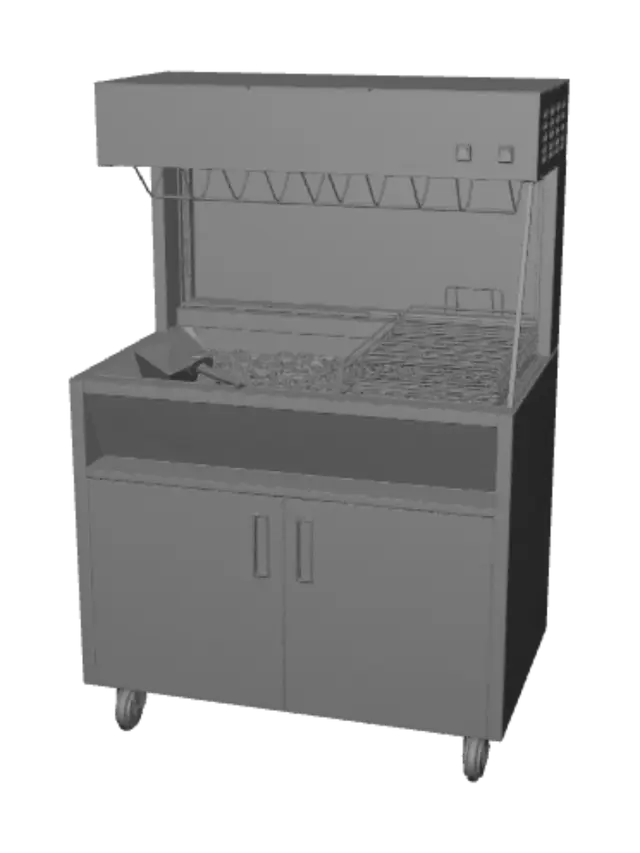 3D model for Industrial French Fry Station