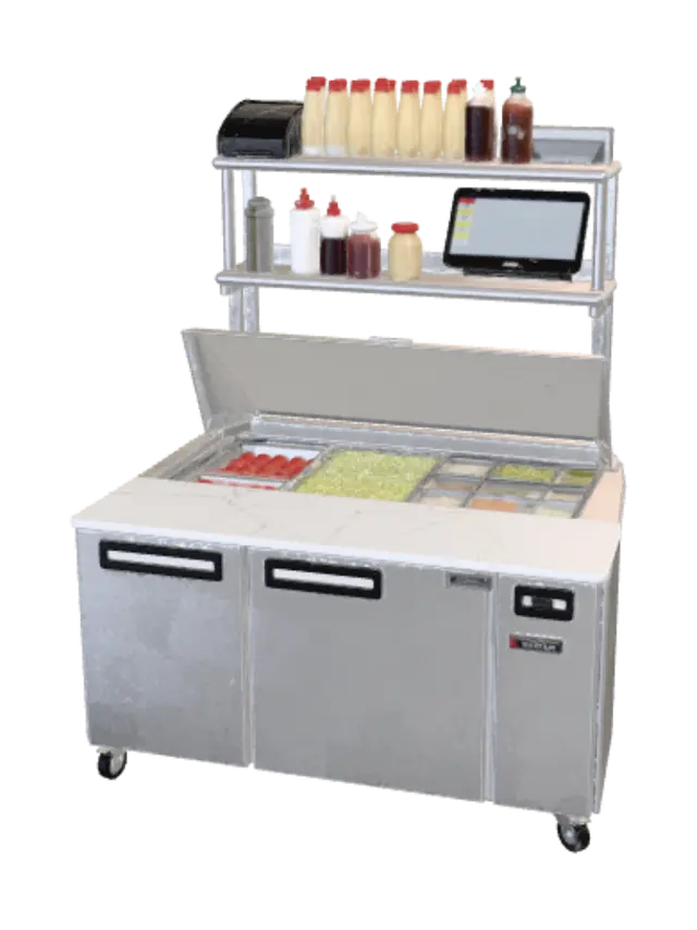 3D model for Salad Bar Prep Station