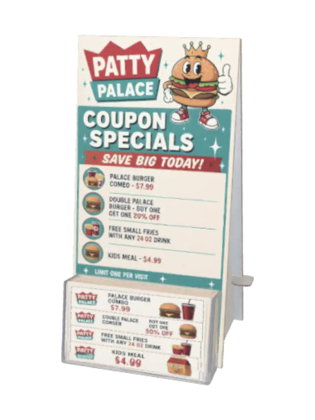 Patty Palace Coupon Specials - Pattypalace 3D model, vytvořený pomocí AI