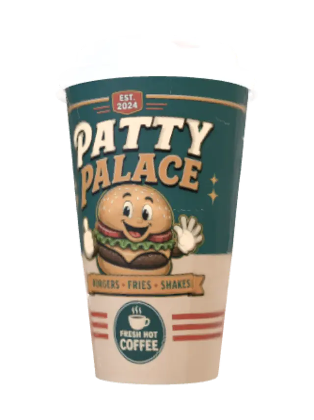 3D model for Patty Palace Coffee Cup