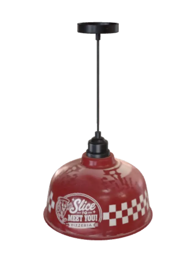 3D model for Slice to Meet You Pizzeria Pendant Light