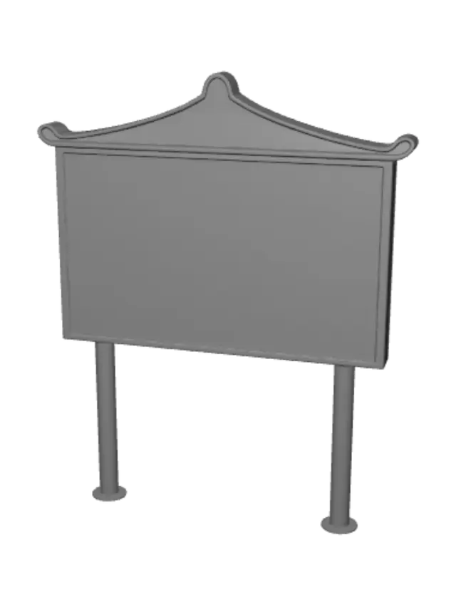 3D model for Changs Restaurant Sign