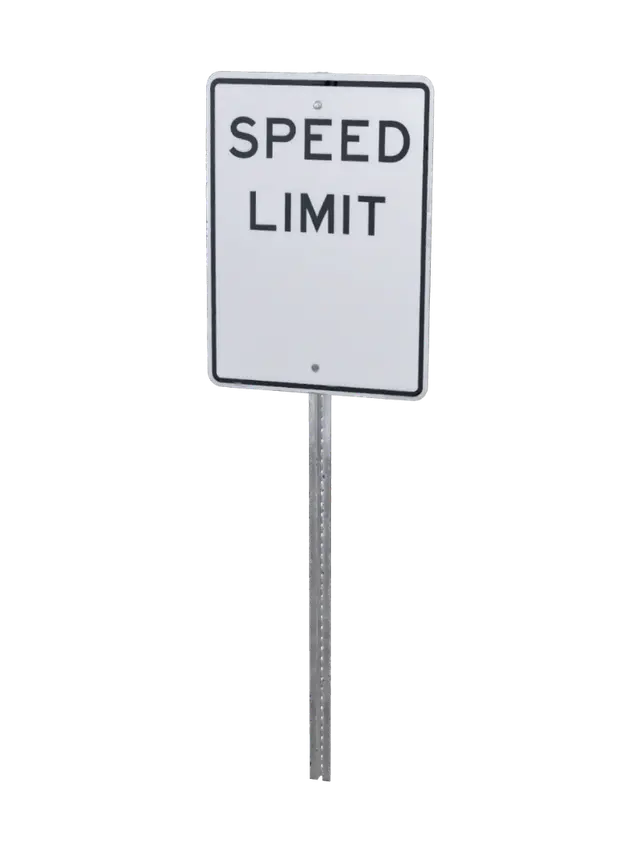 3D model for Speed Limit Sign