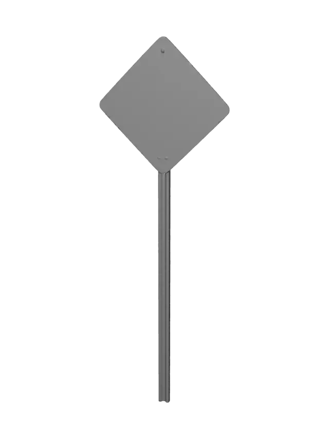 3D model for Winding Road Ahead Sign