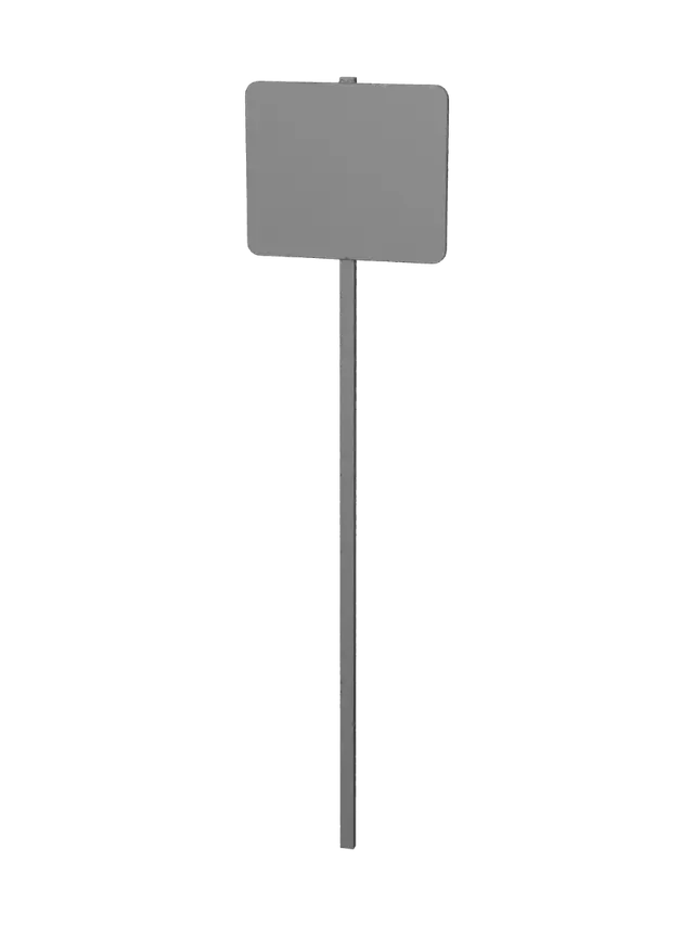 3D model for Divided Highway Sign