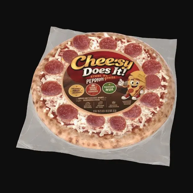 3D model for Cheesy Does It Pepperoni Pizza