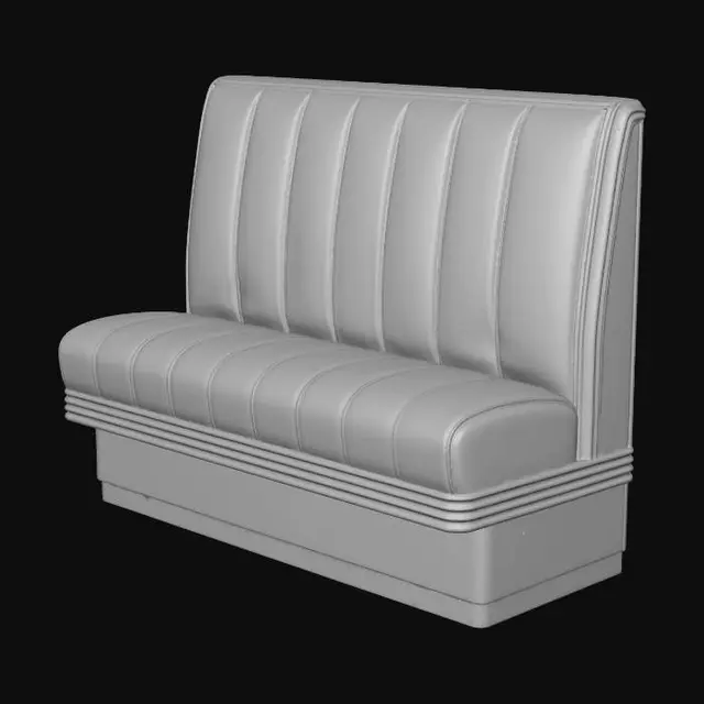3D model for Red Vinyl Booth